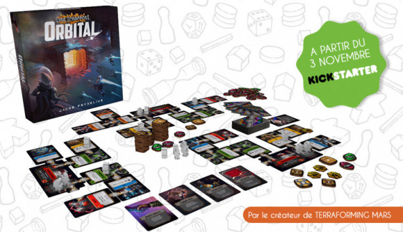 Kickstarter : Jeu de société Star Scrappers : Orbital.