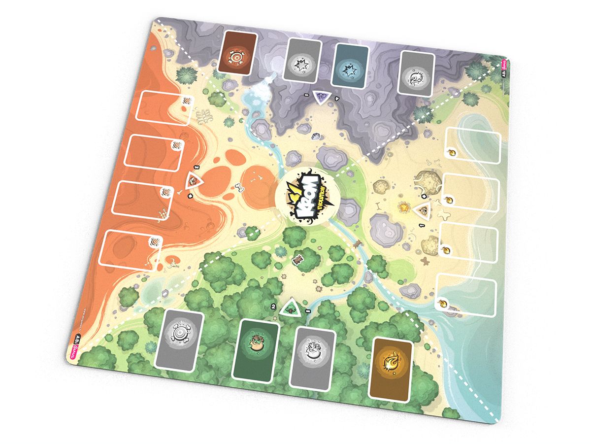 Desert Tapis de jeu 91,5x91,5cm (3x3ft) pour jeux de miniatures Terrain Play Mat