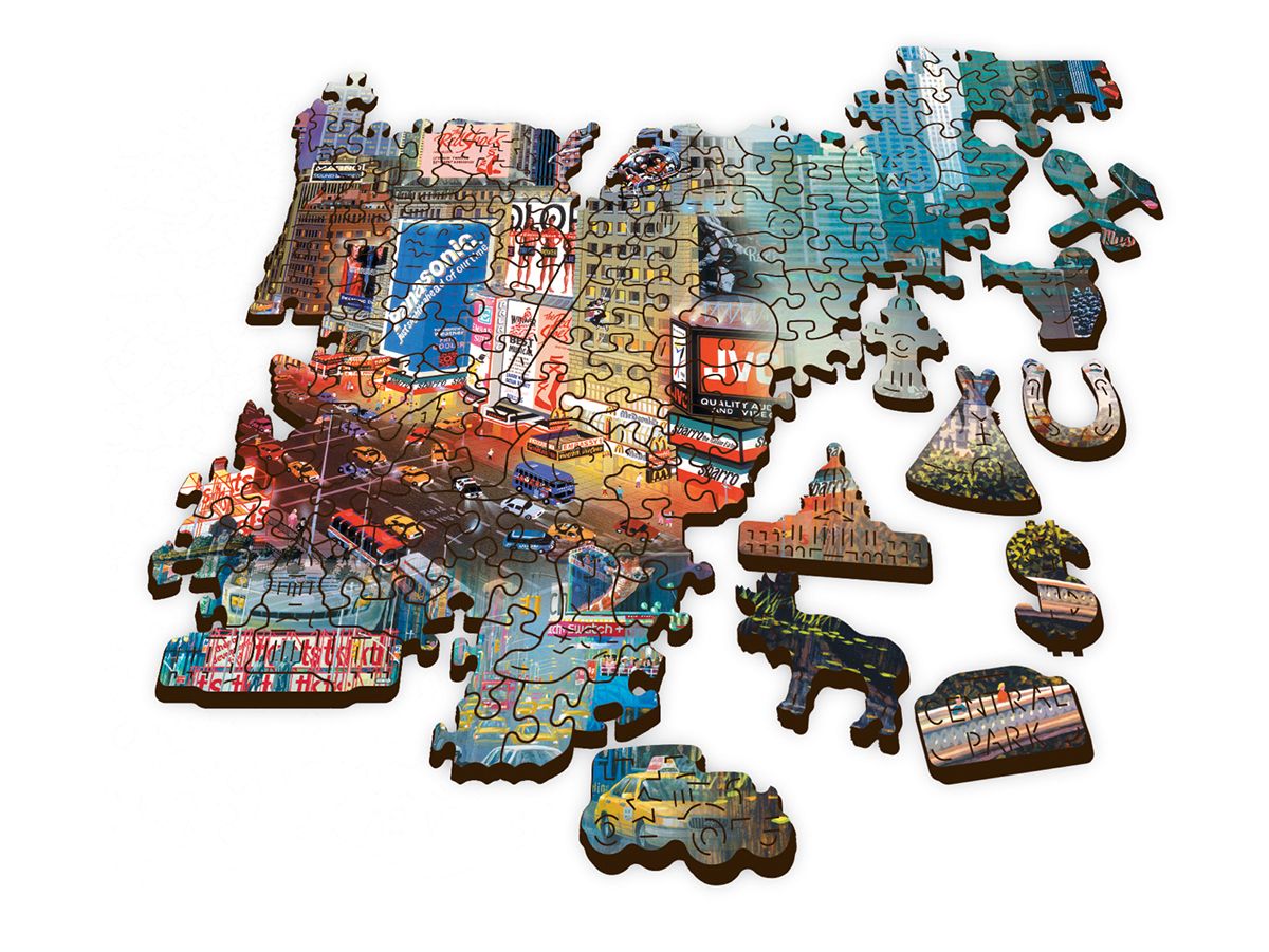 PUZZLE 1000 pièces en bois - NEW YORK (Trefl) - ABIGAMES