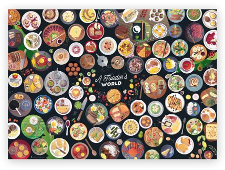 PUZZLE 1000  PIECES NATSHI - A FOODIE'S WORLD