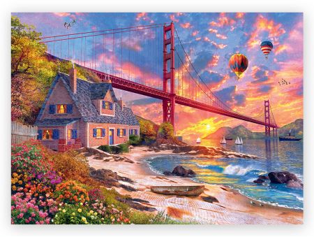 PUZZLE 1000 PIECES EN BOIS - GOLDEN GATE