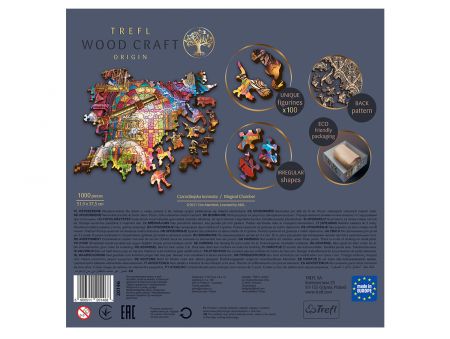 PUZZLE 1000 PIECES EN BOIS - MAGICAL CHAMBER