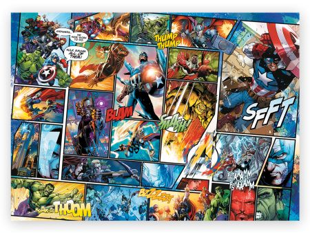 PUZZLE 1000 PIECES EN BOIS - MARVEL COMICS