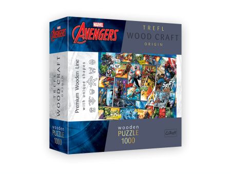 PUZZLE 1000 PIECES EN BOIS - MARVEL COMICS