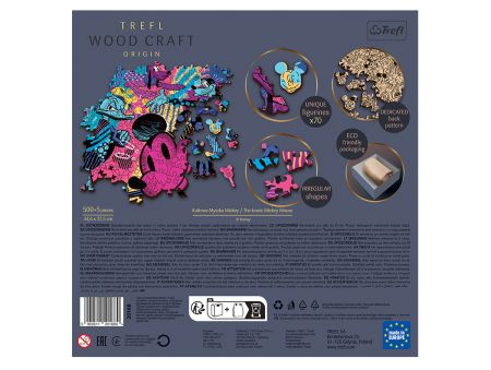 PUZZLE 500 PIECES EN BOIS - MICKEY MOUSE