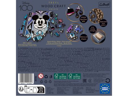 PUZZLE 500 PIECES EN BOIS - MICKEY & MINNIE