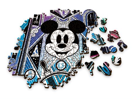 PUZZLE 500 PIECES EN BOIS - MICKEY & MINNIE