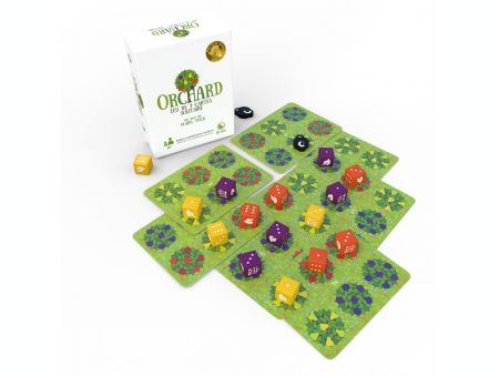 Acheter Orchard : Voir les pions et les dés.