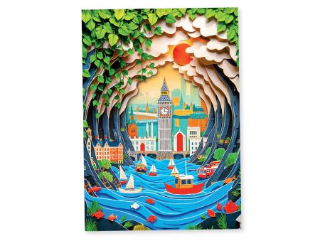PUZZLE PREMIUM 1000 PIECES - PAPER LONDON