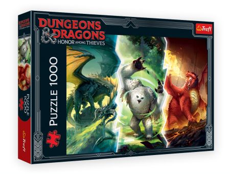 PUZZLE  1000 PIECES - MONSTERS OF FAERUN