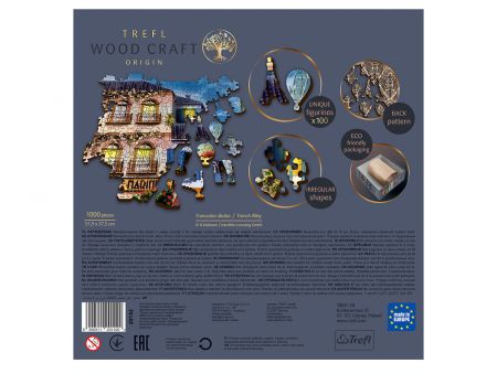 PUZZLE 1000 PIECES EN BOIS - FRENCH ALLEY