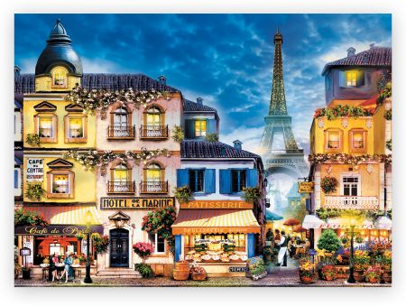 PUZZLE 1000 PIECES EN BOIS - FRENCH ALLEY