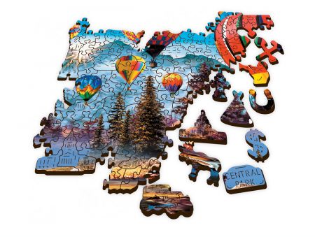 PUZZLE 1000 PIECES EN BOIS - COLORFUL BALLOONS