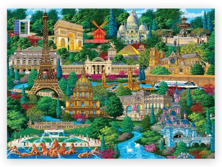 PUZZLE 1000 PIECES EN BOIS - FRANCE