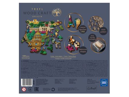 PUZZLE 1000 PIECES EN BOIS - FRANCE