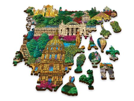 PUZZLE 1000 PIECES EN BOIS - FRANCE