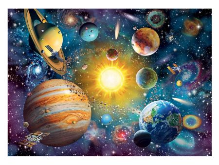 PUZZLE 1000 PIECES EN BOIS - SOLAR SYSTEM