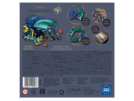 PUZZLE 500 PIECES EN BOIS -  SEA LIFE