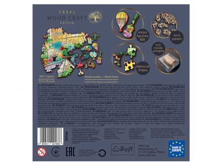 PUZZLE 500 PIECES EN BOIS - BEACH HOUSE