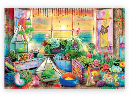 PUZZLE 500 PIECES EN BOIS - BEACH HOUSE