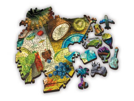 PUZZLE 500 PIECES EN BOIS - COLORFUL COCKTAILS