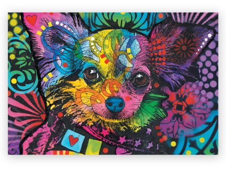 PUZZLE 500 PIECES EN BOIS - COLORFUL PUPPY