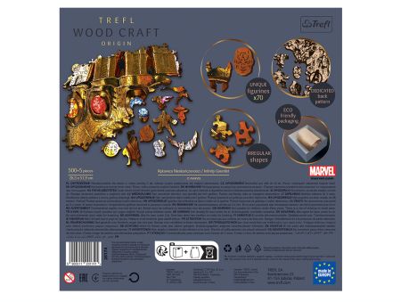 PUZZLE 500 PIECES EN BOIS - INFINITY GAUNTLET