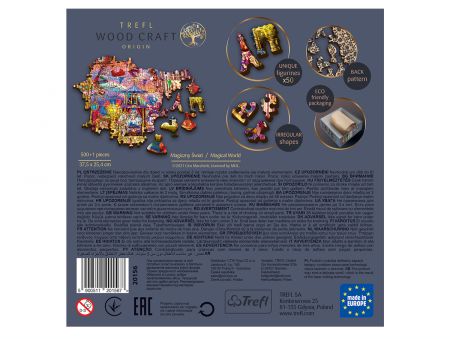 PUZZLE 500 PIECES EN BOIS - MAGIC WORLD