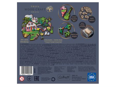 PUZZLE 500 PIECES EN BOIS - SUMMER HAVEN