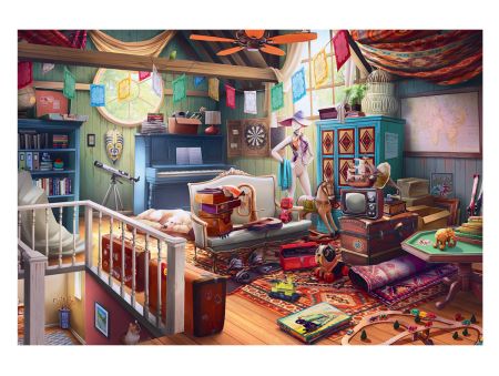 PUZZLE 500 PIECES EN BOIS - TREASURES IN THE ATTIC