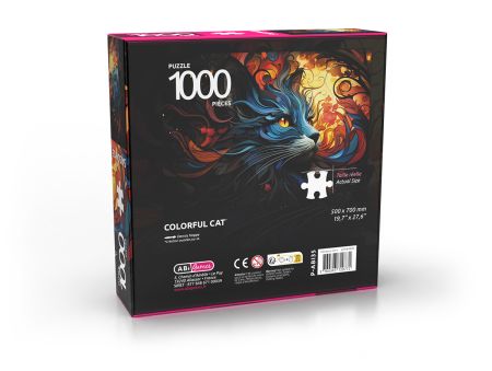 PUZZLE ABI 1000 - Colorful Cat