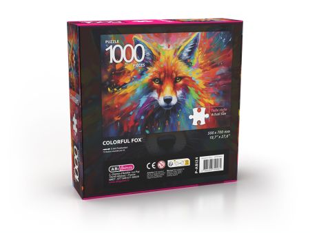 PUZZLE ABI 1000 - Colorful Fox