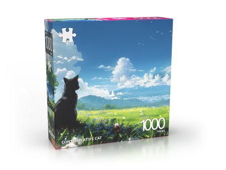 PUZZLE ABI 1000 - Contemplative Cat