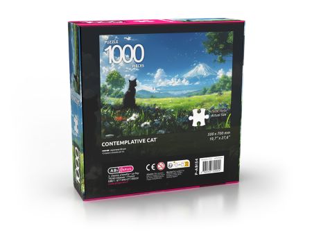 PUZZLE ABI 1000 - Contemplative Cat