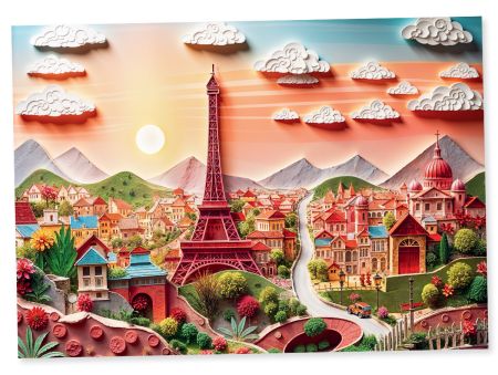 PUZZLE PREMIUM 1000 PIECES - PAPER PARIS