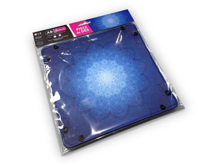 Piste de dés fleur bleue