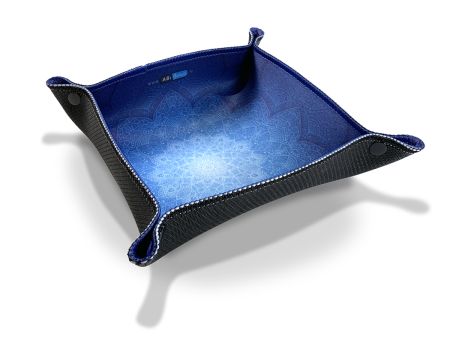 Piste de dés fleur bleue