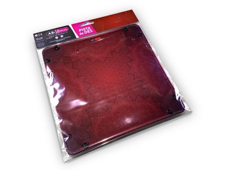 Piste de dés fleurs rouges