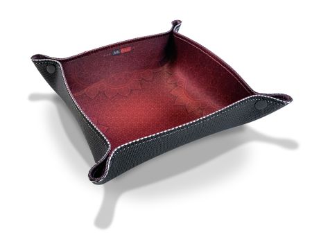 Piste de dés fleurs rouges