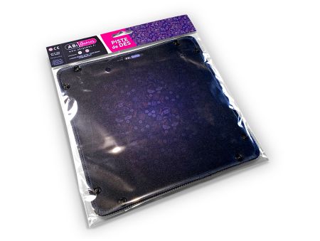 Piste de dés fleurs violettes