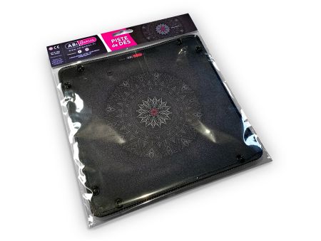 Piste de dés rosace noire