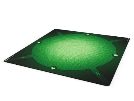 Tapis de jeu vert spiral