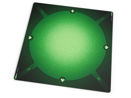 Tapis de jeu vert spiral