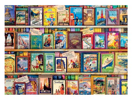 PUZZLE 1000 PIECES EN BOIS - WORLD TRAVEL