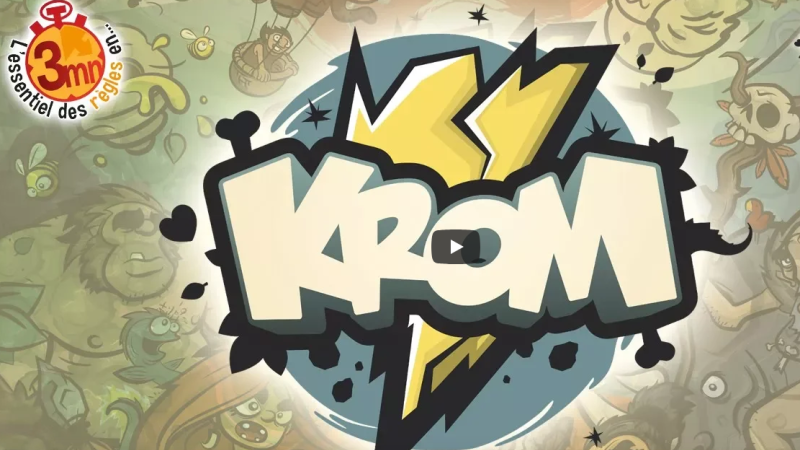 Les règles de KROM en 3mn par Borderline & Robin Red Games