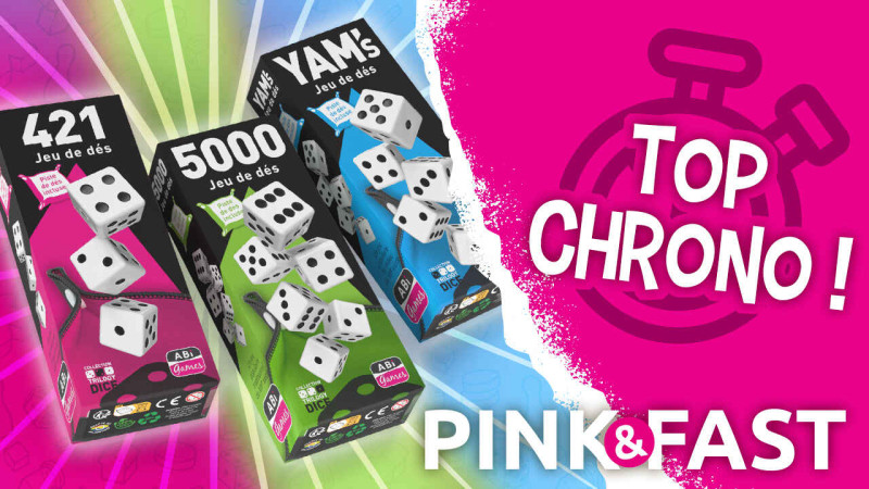 Pink & Fast - r&egrave;gles rapides #6 : TRILOGY DICE